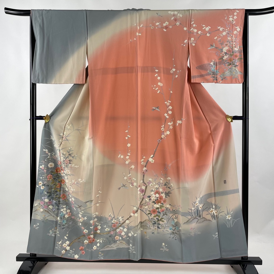 訪問着 身丈157cm 裄丈64cm 正絹 美品 名品