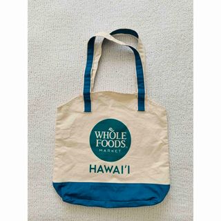 WHOLE FOODS ロゴキャンパストート　美品(トートバッグ)