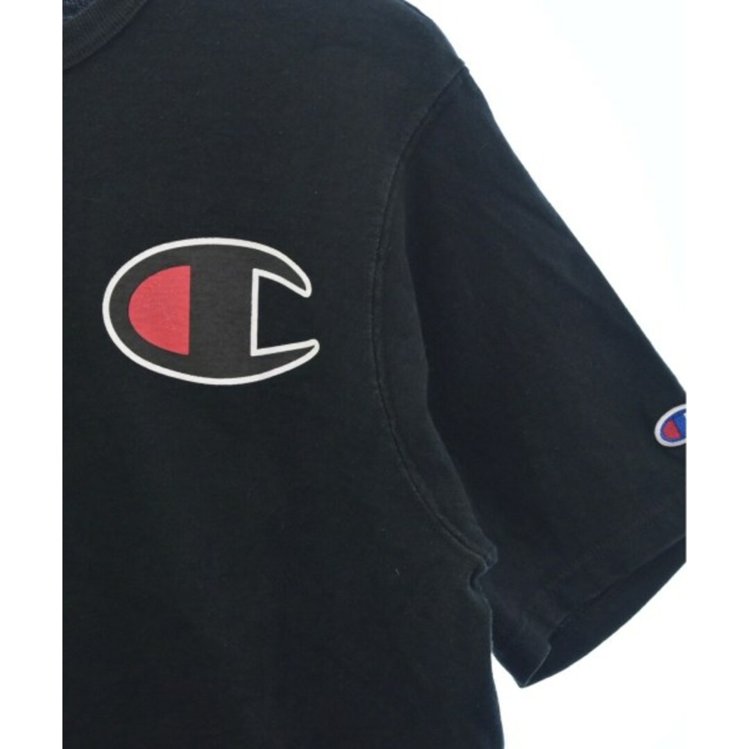 Champion(チャンピオン)のCHAMPION チャンピオン Tシャツ・カットソー L 黒 【古着】【中古】 メンズのトップス(Tシャツ/カットソー(半袖/袖なし))の商品写真