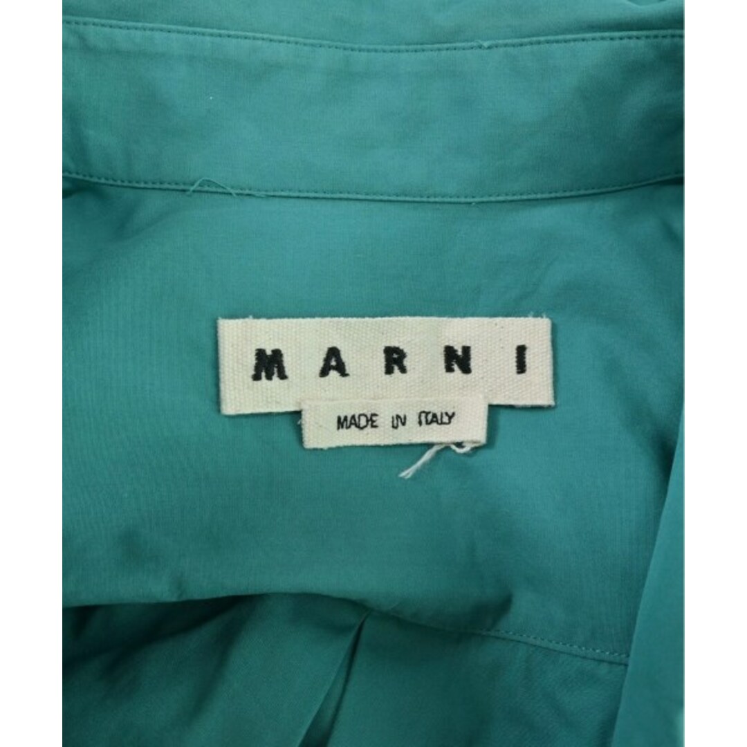 Marni(マルニ)のMARNI マルニ カジュアルシャツ 46(M位) 青緑 【古着】【中古】 メンズのトップス(シャツ)の商品写真