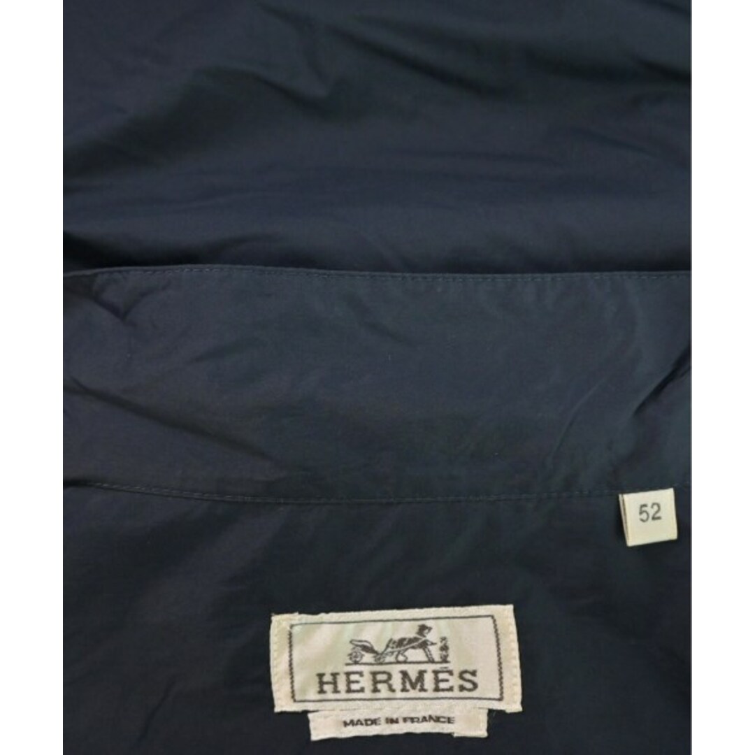 HERMES エルメス カジュアルシャツ 52(XL位) 濃紺