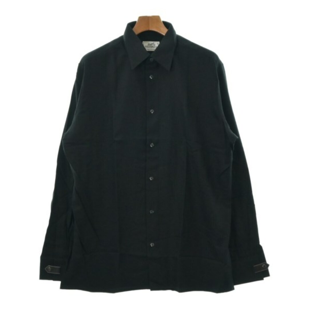 HERMES エルメス カジュアルシャツ 41(XL位) 黒