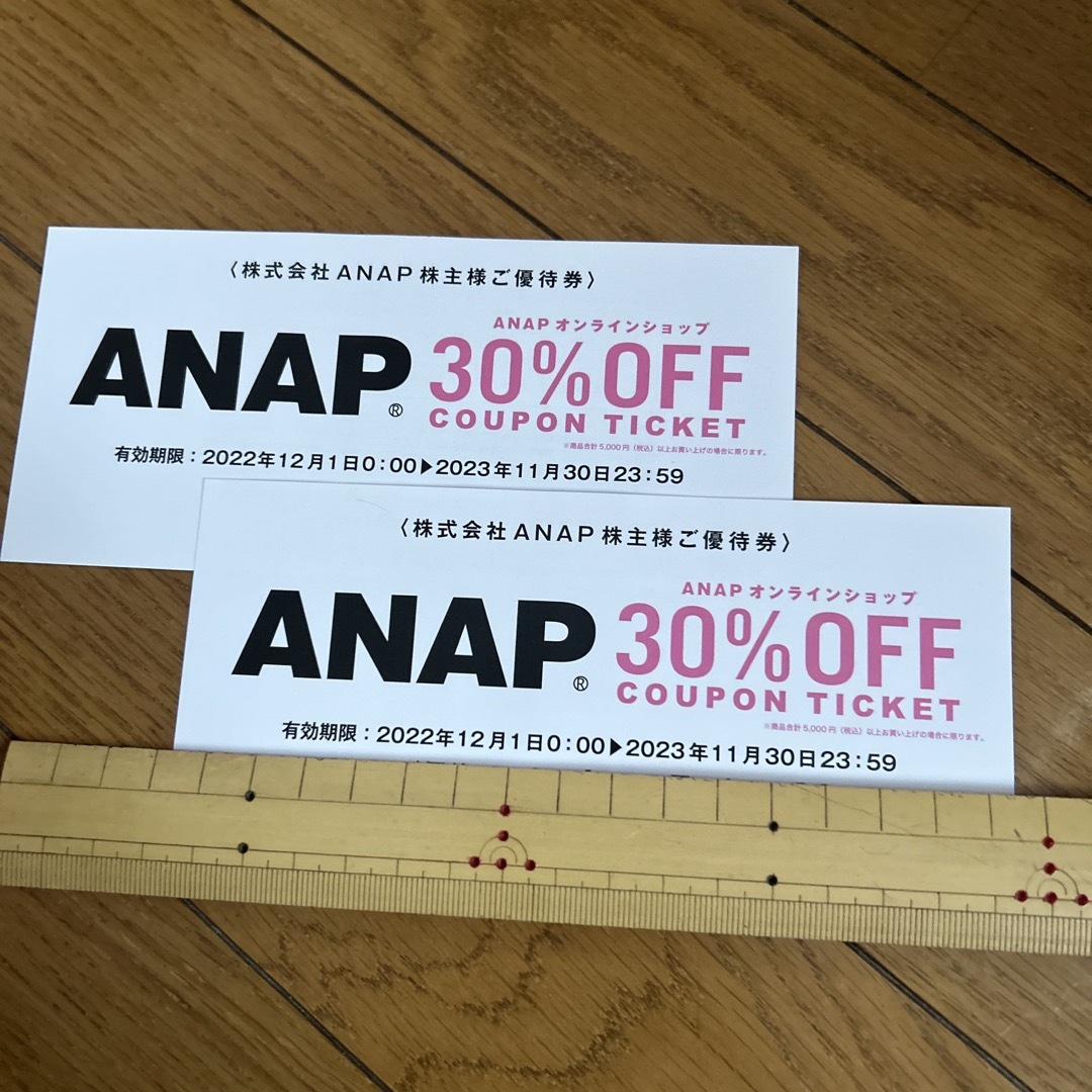 ANAP(アナップ)のANAP 株主優待券 チケットの優待券/割引券(ショッピング)の商品写真