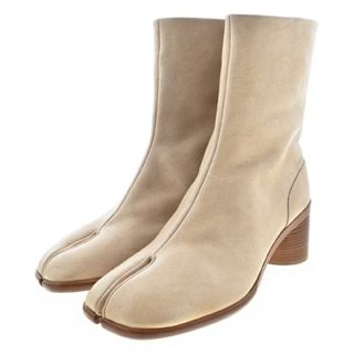 Maison Margiela ブーツ EU42(27cm位) ベージュ 【古着】【中古】(ブーツ)