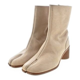 Maison Margiela ブーツ EU43(28cm位) ベージュ 【古着】【中古】(ブーツ)