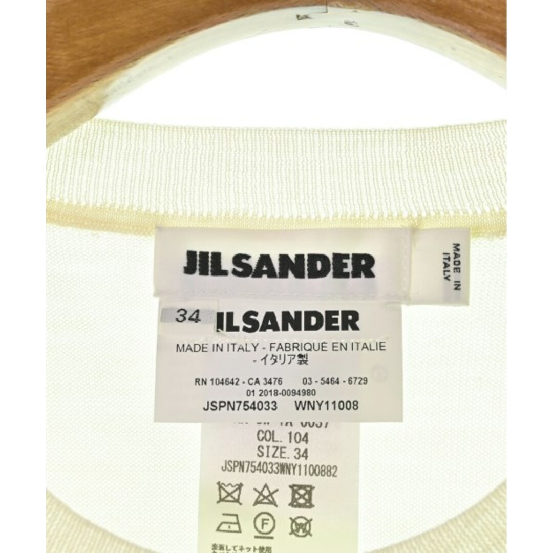 JIL SANDER ニット・セーター 34(XXS位) アイボリーあり光沢