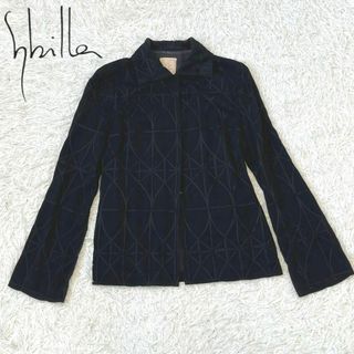 シビラ(Sybilla)のsybilla シビラ　リネン　ジャケット　柄(ブルゾン)