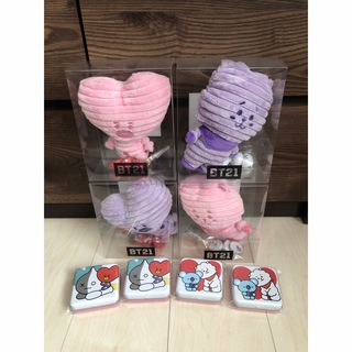 ビーティーイシビル(BT21)の週末セール　BT21プラッシュドールのセット(アイドルグッズ)