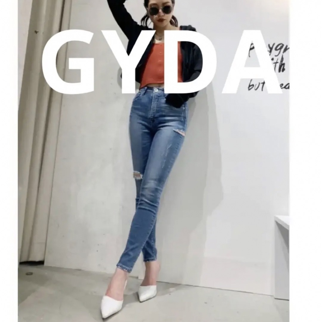 【大人気商品】GYDA various ripped H/W スキニーデニム