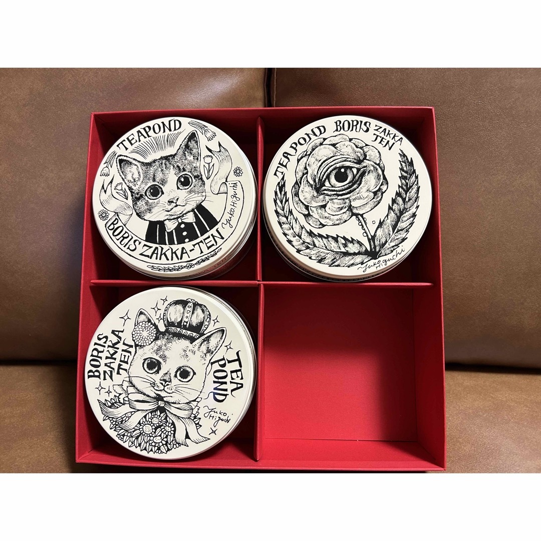 ヒグチユウコ - ヒグチユウコ ボリス雑貨店 オリジナル紅茶缶 3缶