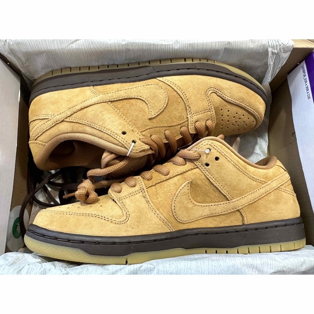 28cm NIKE SB DUNK LOW PRO WHEAT MOCHA