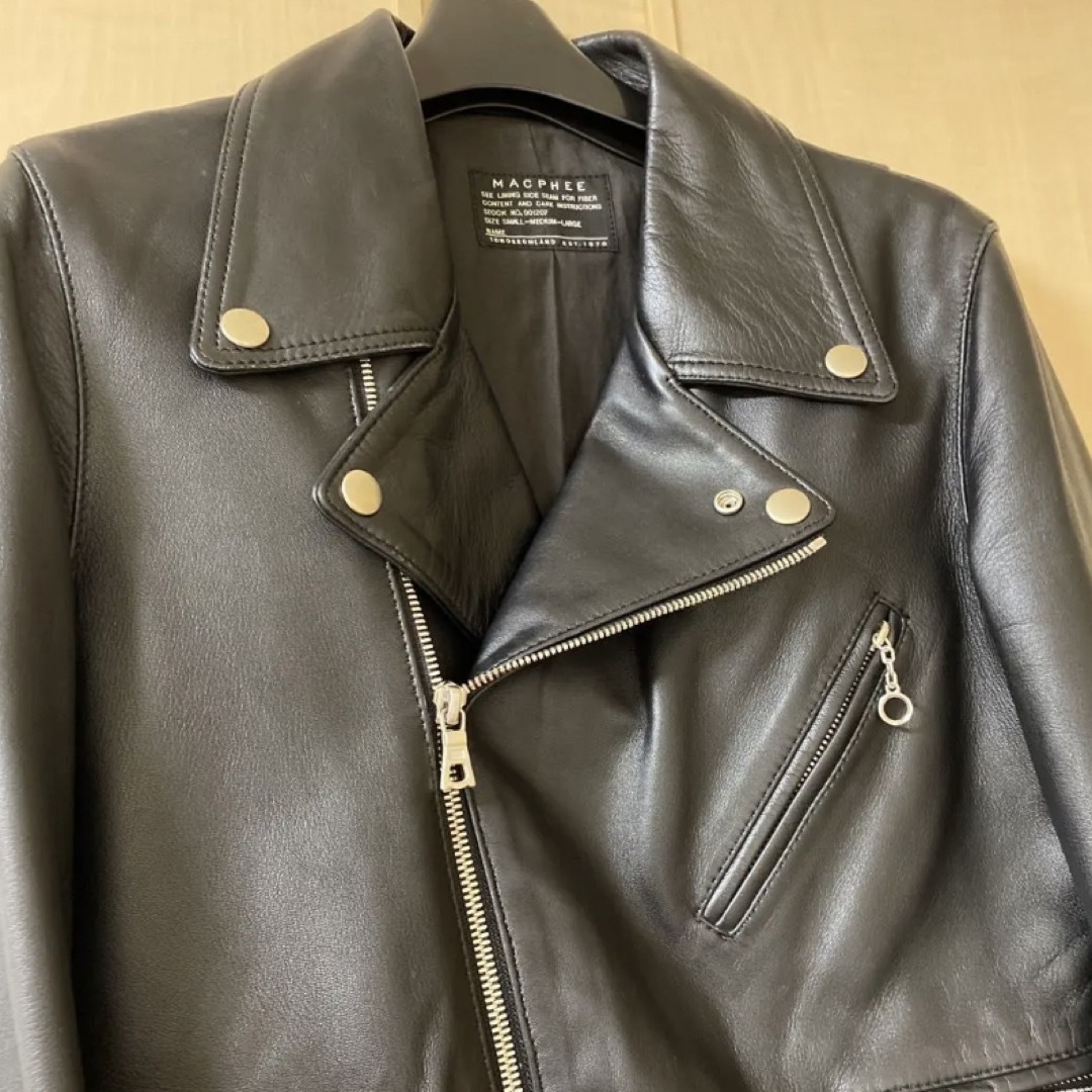 Macphee 本革 ラムレザー レザージャケット 36