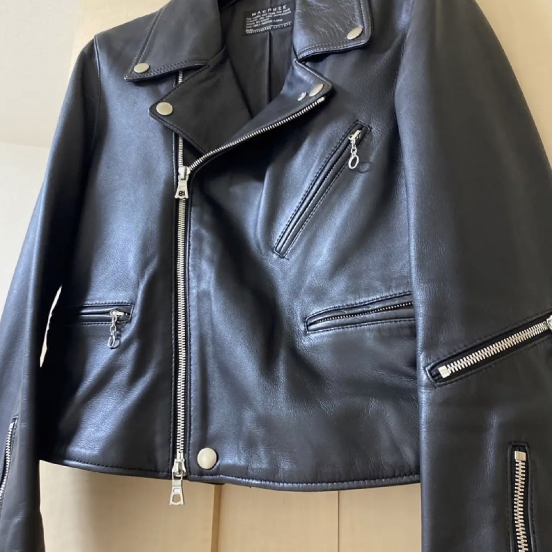 Macphee 本革 ラムレザー レザージャケット 36