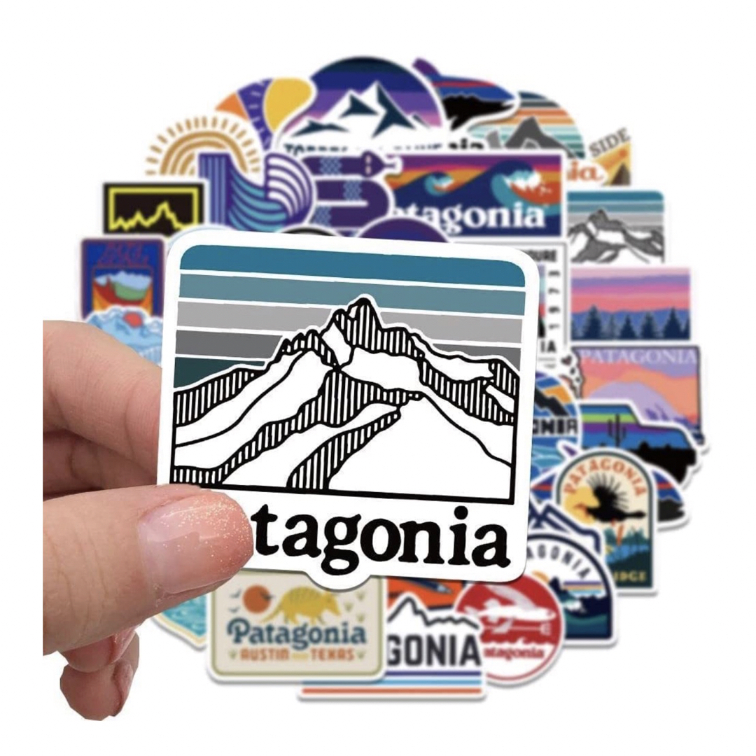 patagonia(パタゴニア)の【即購入OK】パタゴニア防水ステッカー　55枚セット　 スポーツ/アウトドアのアウトドア(その他)の商品写真