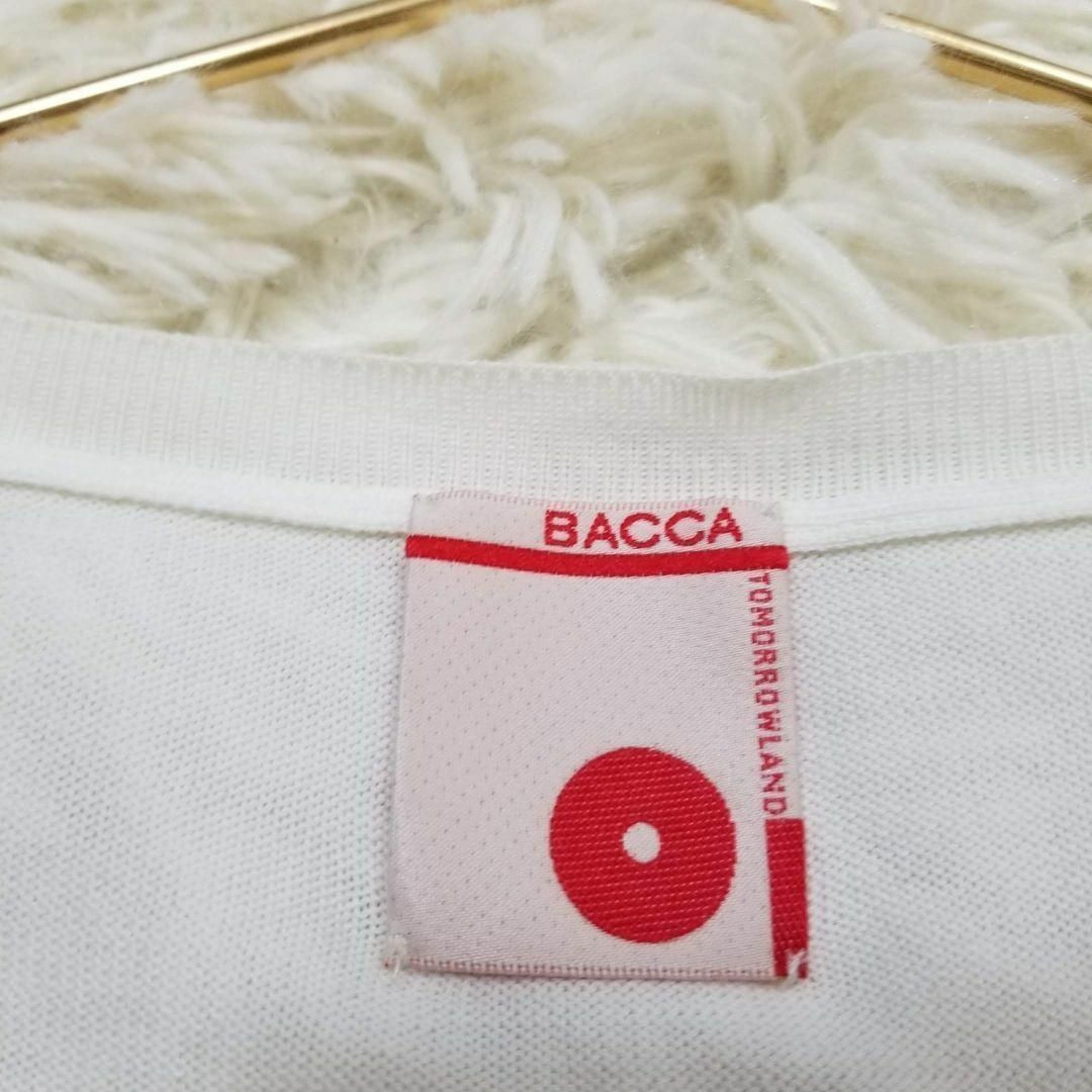 BACCA(バッカ)のバッカBACCA薄手ボートネックニット白カットソーTOMORROWLAND レディースのトップス(ニット/セーター)の商品写真