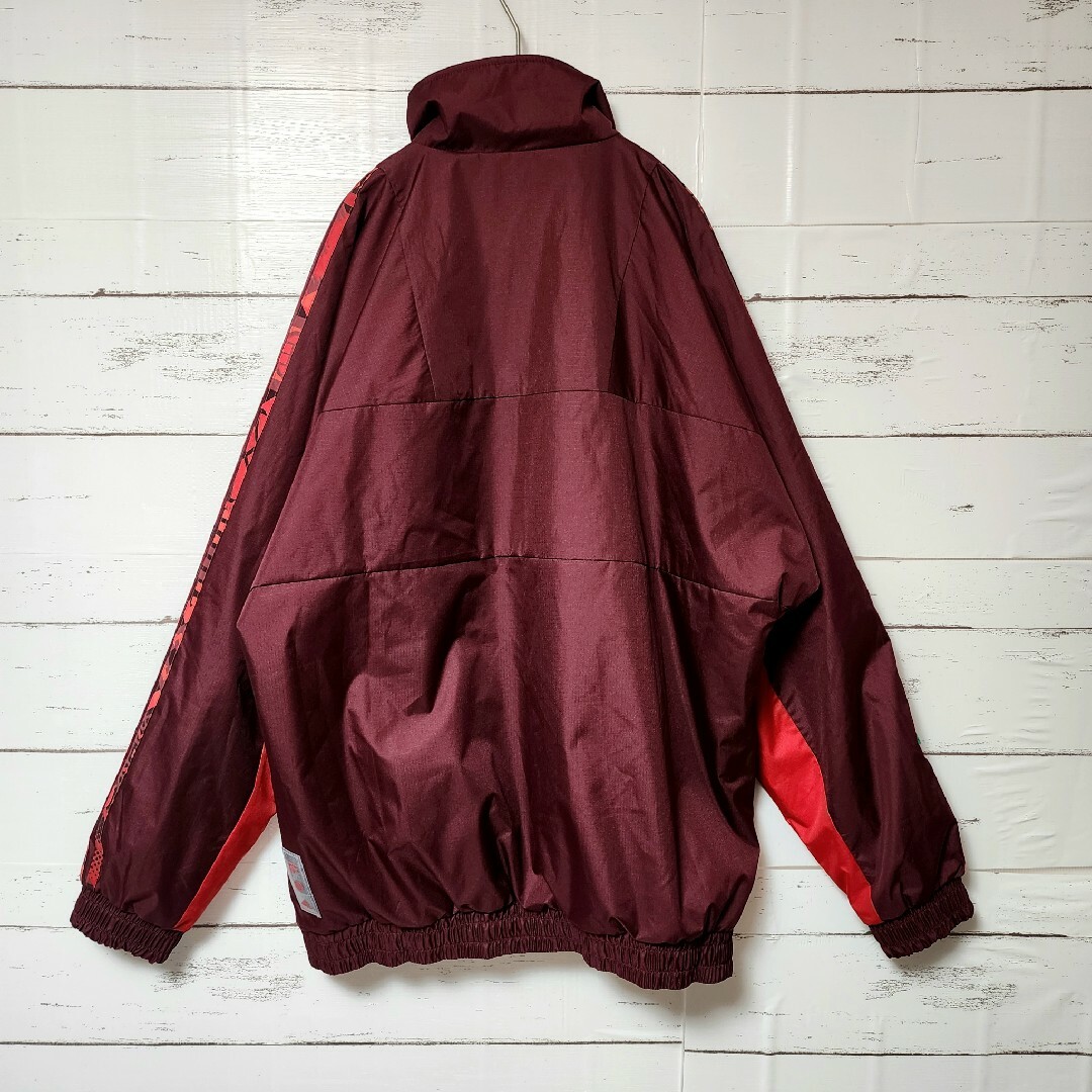 《超希少》adidas アディダス ジャケット フリースブルゾン レッド L 5