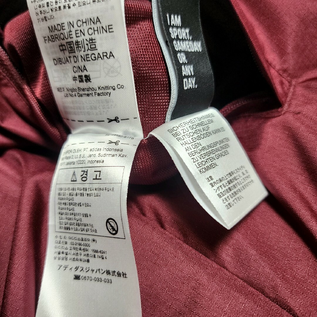 《超希少》adidas アディダス ジャケット フリースブルゾン レッド L 8