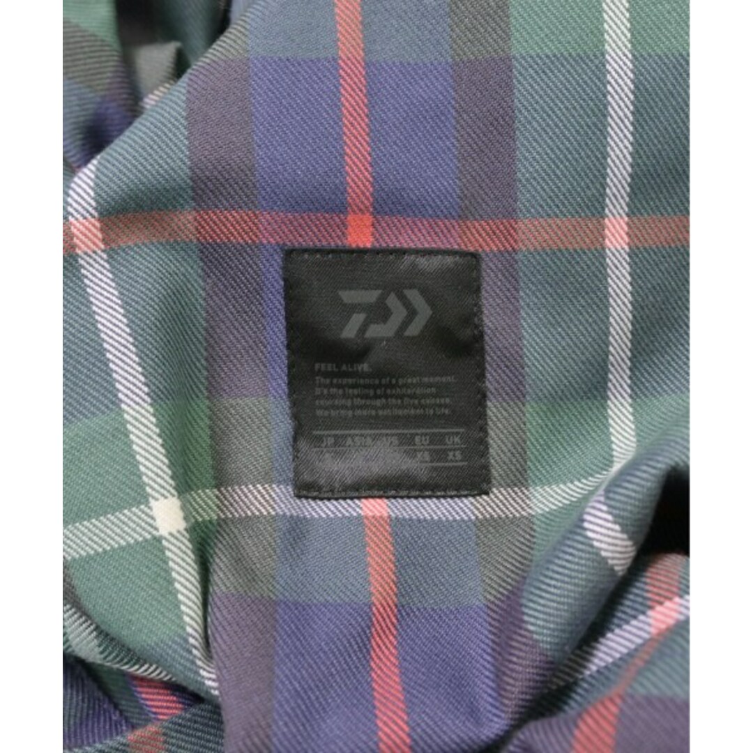 DAIWA PIER39 カジュアルシャツ S 緑x赤x紫等(チェック) 2