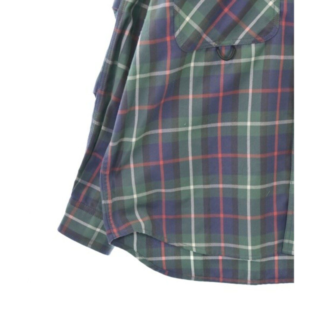 DAIWA PIER39 カジュアルシャツ S 緑x赤x紫等(チェック) 4