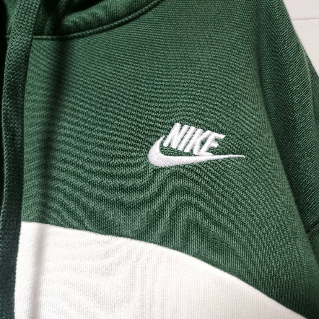 【新品未使用】【極美品】NIKE SPORTS 刺繍ロゴ パーカー 緑 グリーン