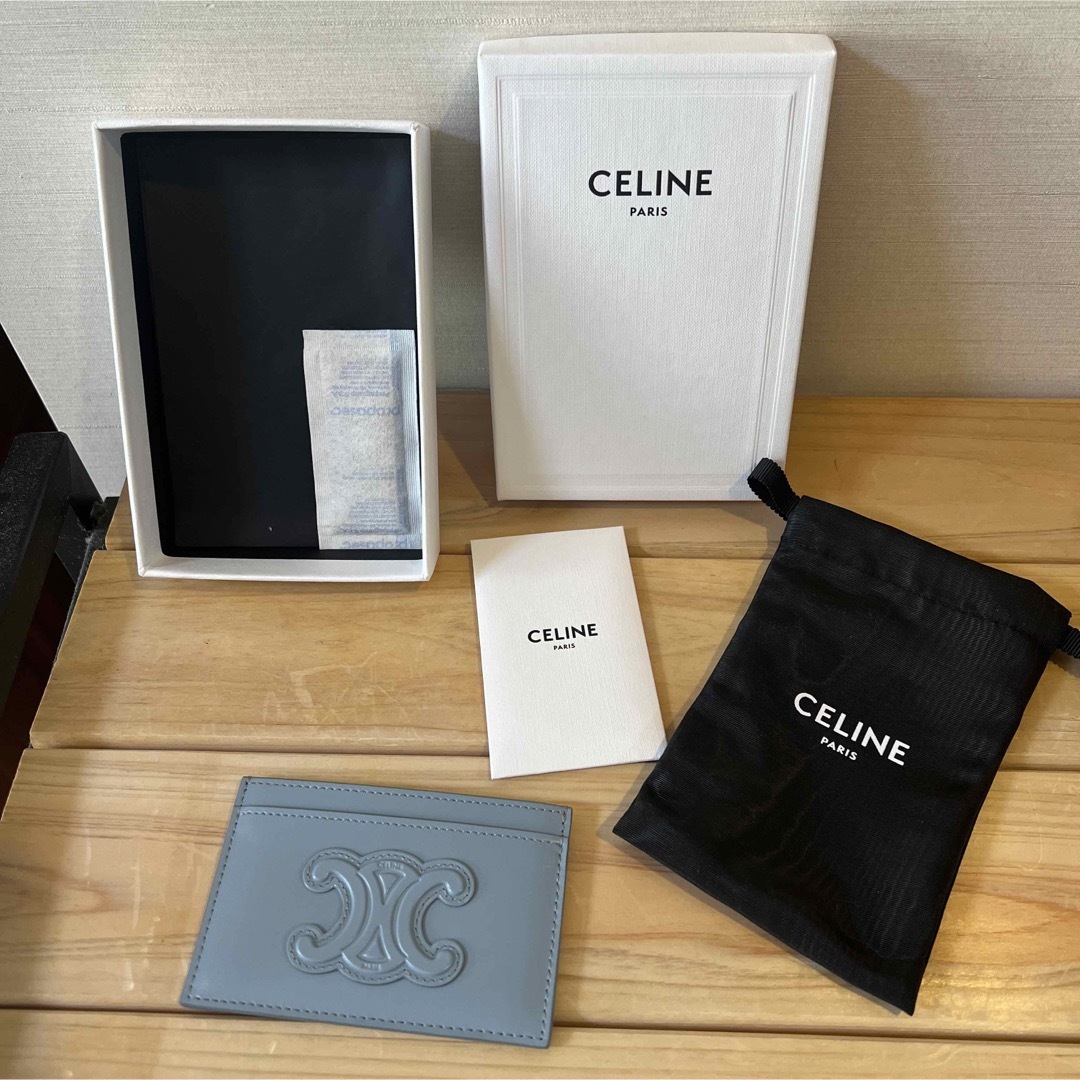 celine(セリーヌ)の《美品❣️》CELINE：トリオンフ カーフスキン カードホルダー❣️ レディースのファッション小物(名刺入れ/定期入れ)の商品写真