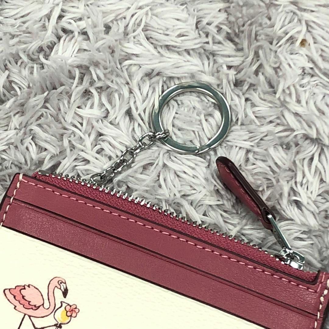 フラミンゴ⭐COACH⭐コーチ⭐新品 コインIDパスケース 新作