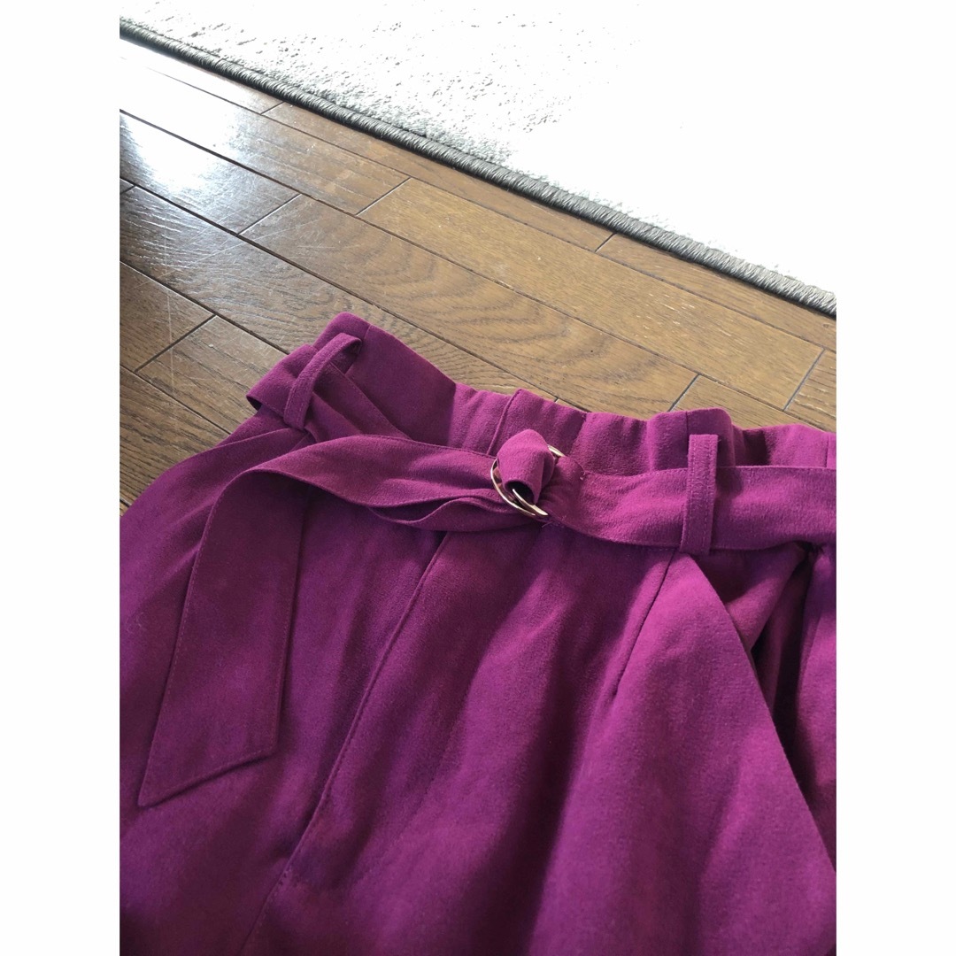 ROYAL PARTY(ロイヤルパーティー)の秋カラー ♡ スェードスカート レディースのスカート(ひざ丈スカート)の商品写真