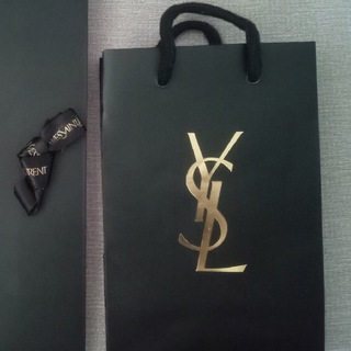 イヴサンローラン(Yves Saint Laurent)のYVES SAINT LAURENT ショッパー リボン付き(ショップ袋)