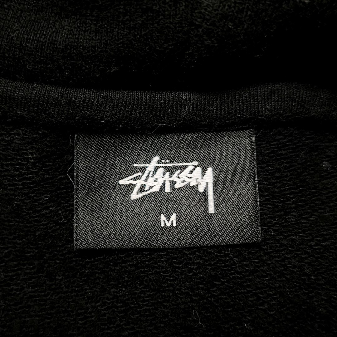 希少》STUSSY ステューシー パーカー インターナショナル パイルロゴ M