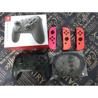 ニンテンドースイッチ(Nintendo Switch)の【グリーン様専用】Switch　プロコン　ジョイコン　　ジャンク品(家庭用ゲーム機本体)