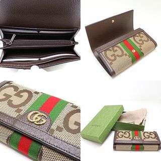 Gucci - グッチ オフィディア ジャンボGG コンチネンタルウォレット