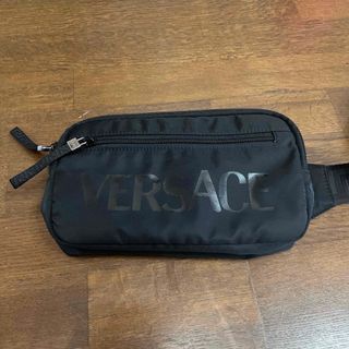 2020 Versace ヴェルサーチ 財布 バッグ 首掛け ポーチ オレンジ