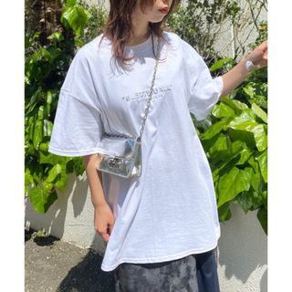 フーズフーギャラリー(WHO'S WHO gallery)の【BLESS YOU/ブレスユー】ビッグシルエット刺繍ロゴTEE(Tシャツ/カットソー(半袖/袖なし))