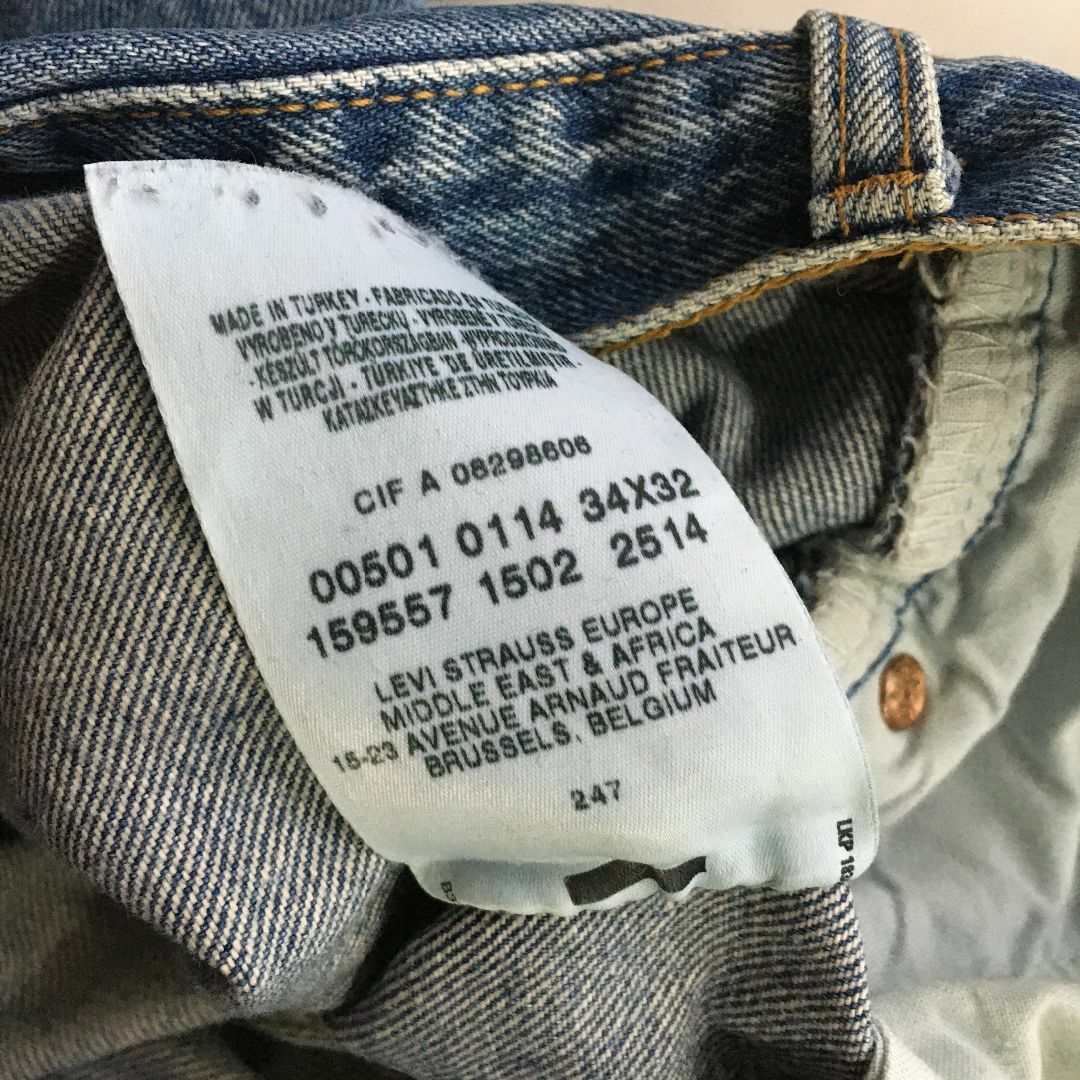 トルコ製　Levi's　501　デニムパンツ　USED　10017