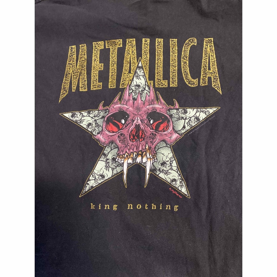 90'S 当時物　METALLICA  パスヘッドTシャツ　ヴィンテージ　XL メンズのトップス(Tシャツ/カットソー(半袖/袖なし))の商品写真