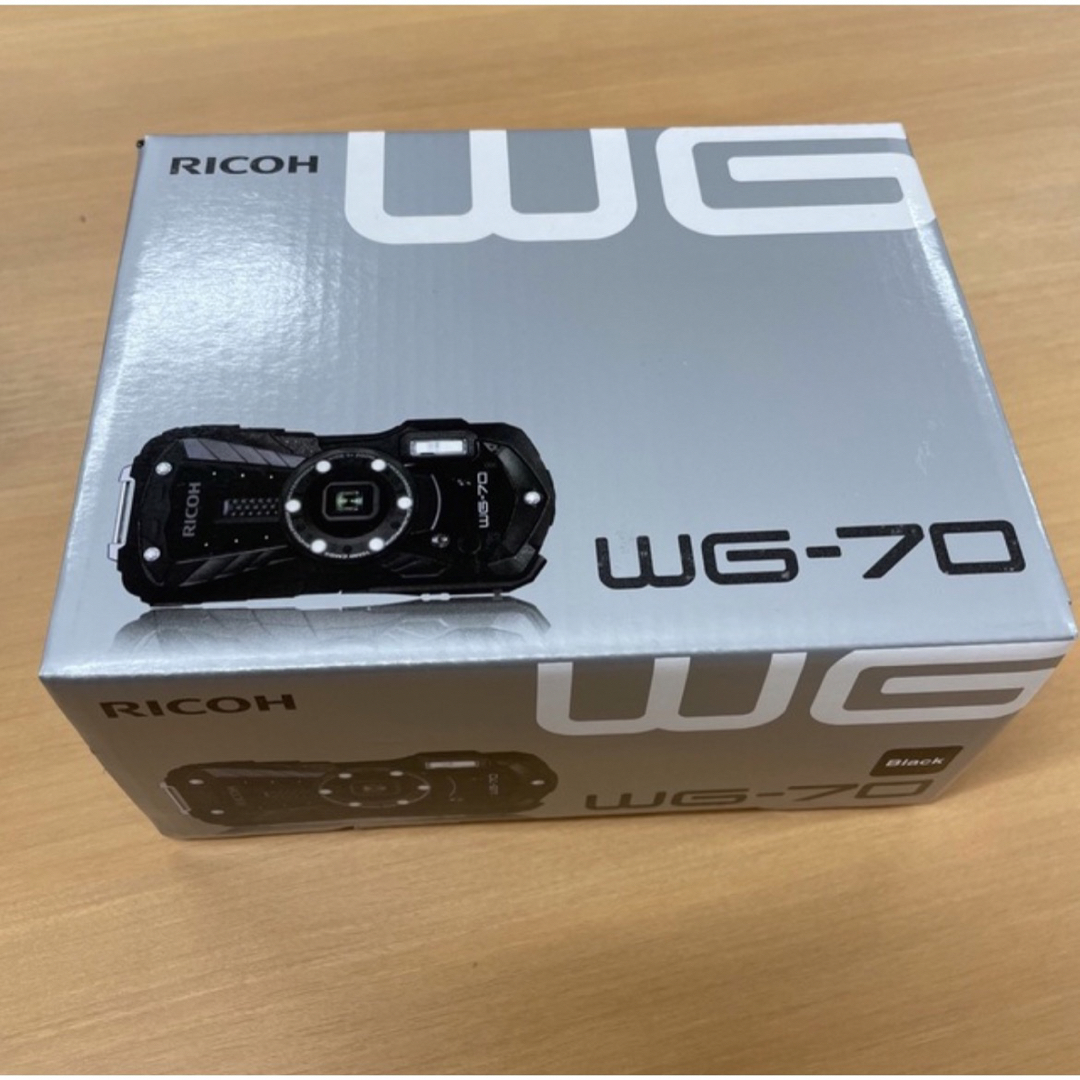 RICOH コンパクトデジカメ WG-70 BLACK