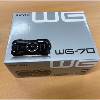 リコー(RICOH)のRICOH コンパクトデジカメ WG-70 BLACK(コンパクトデジタルカメラ)