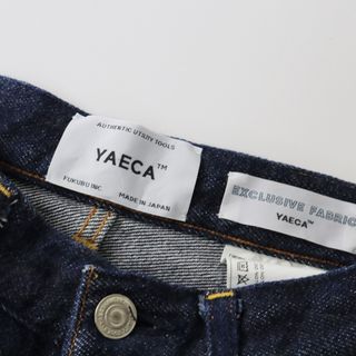 YAECA - ヤエカ YAECA 5-12W クロップドテーパードデニム パンツ 29 ... ヤエカ YAECA 9-12w デニムワイドテーパード 28/インディゴブルー ボトムス ロング ジーンズ 藍染め コットン 【2400013505932】