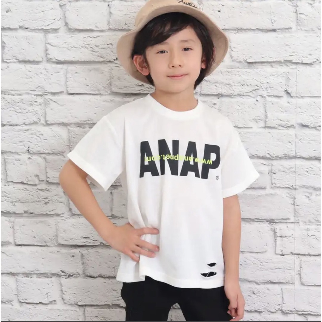 ANAP - ANAP ロゴTシャツ 半袖 ホワイト 男女兼用の通販 by yuuuuui's