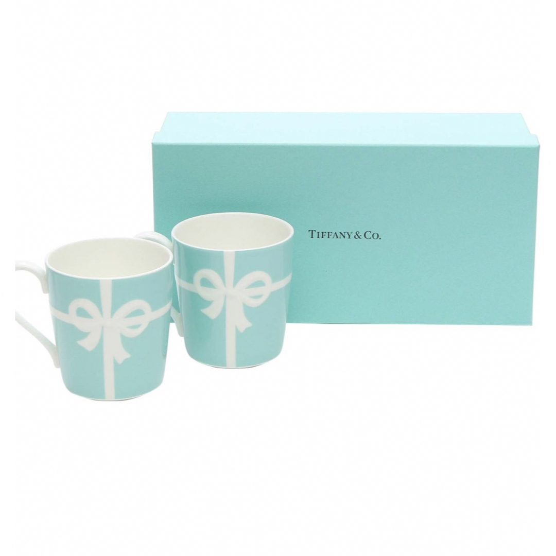 ティファニー TIFFANY&Co マグカップ ブルー リボン  225ml