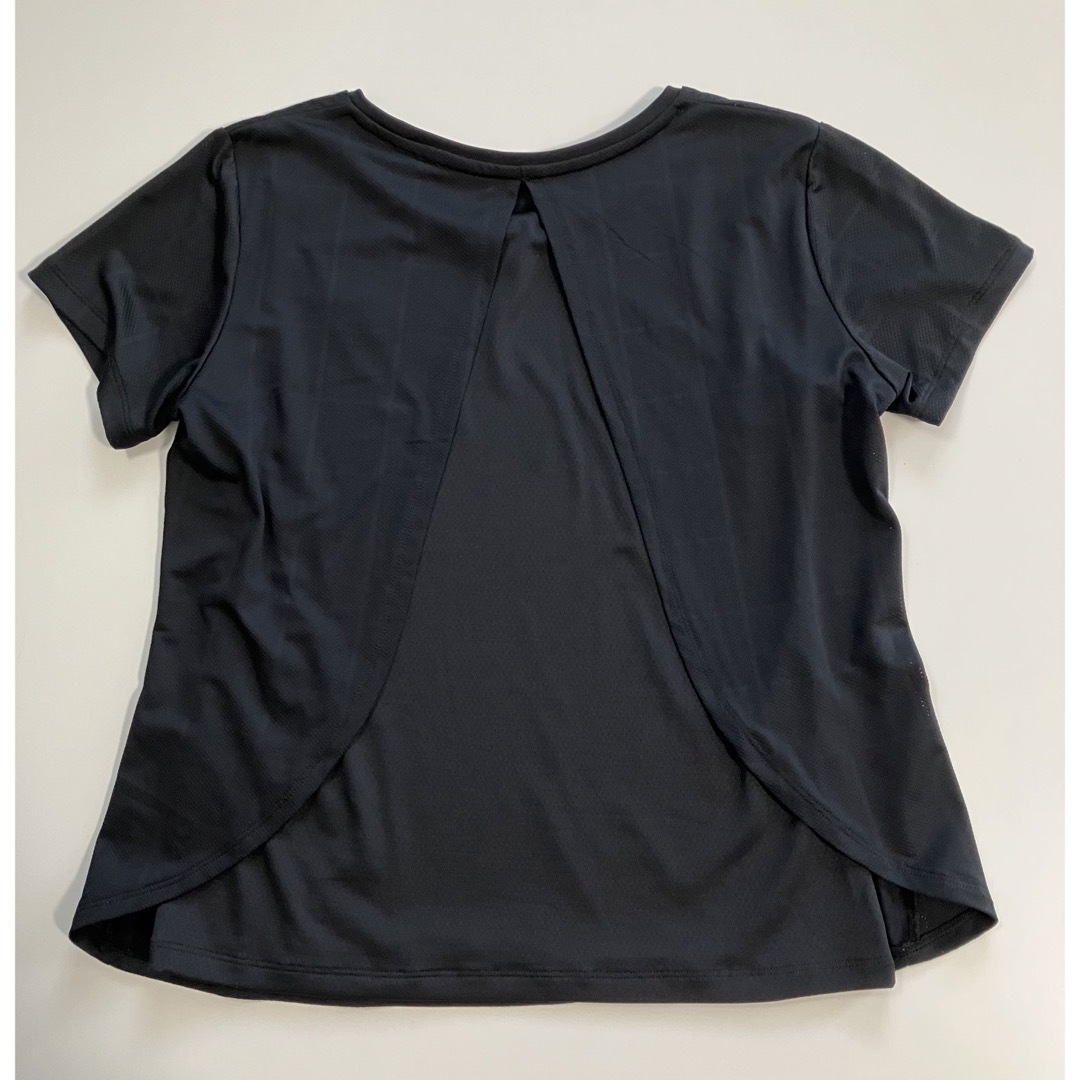 美品 Fila フィラ バックシャンな半袖Tシャツ 黒