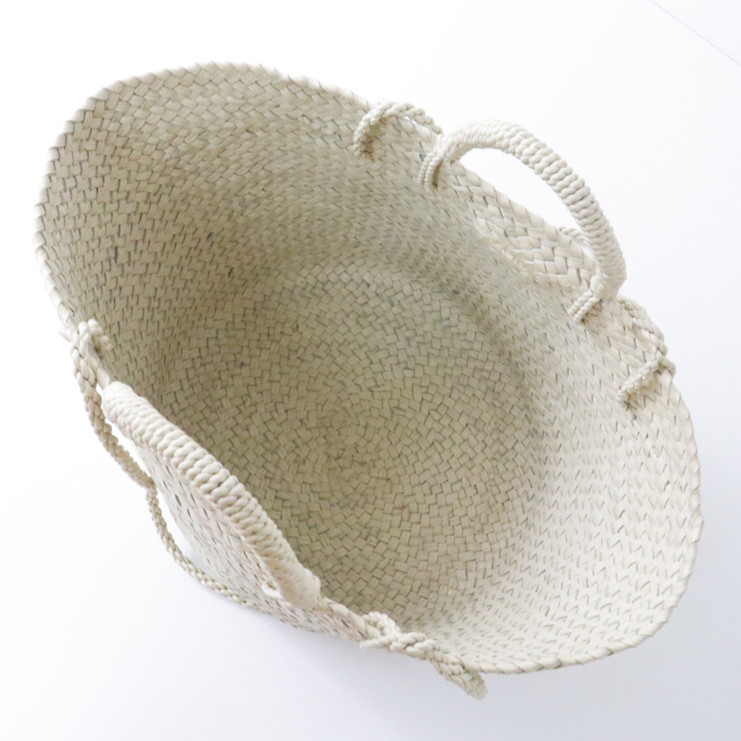 アエタ Aeta  美品 KG06 BASKET M＋SHOULDER かごバッグ M/アイボリー 鞄 かばん トートバッグ【2400013503570】19長