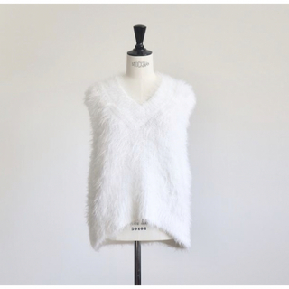 Gypsohila ジプソフィア Feather Knit Vest(ニット/セーター)