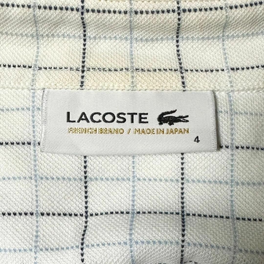 LACOSTE(ラコステ)の【LACOSTE】ラコステ　シャツ　トップス　長袖　羽織　チェック　春服　大人 メンズのトップス(シャツ)の商品写真