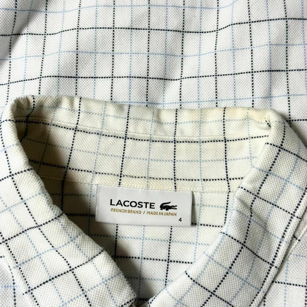 LACOSTE(ラコステ)の【LACOSTE】ラコステ　シャツ　トップス　長袖　羽織　チェック　春服　大人 メンズのトップス(シャツ)の商品写真