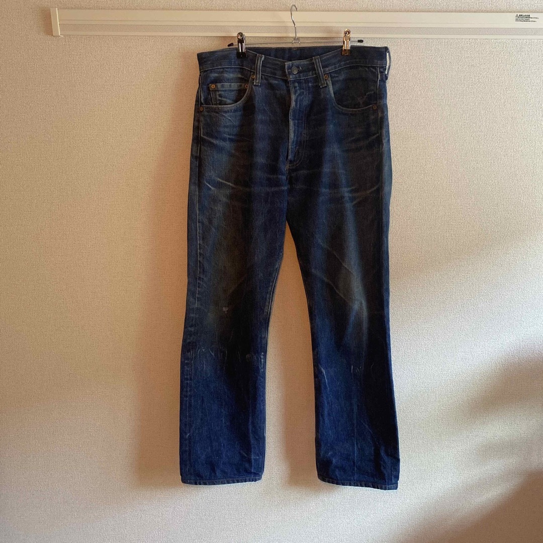 vintage levi's 505 66後期　鬼ヒゲ　ハチノス