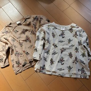 フタフタ(futafuta)のレトロミッキー/フタフタ80cm/ロンT/まとめ売り(Ｔシャツ)