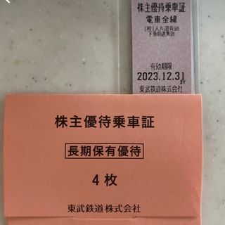 株主優待乗車証　4枚(鉄道乗車券)