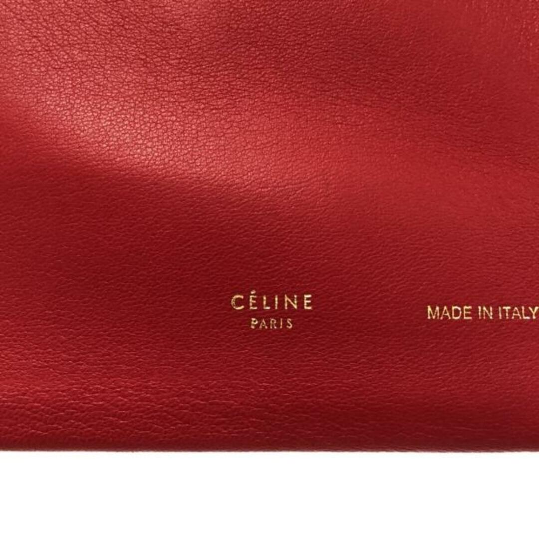 celine - セリーヌ クラッチバッグ - レッド レザーの通販 by ブラン