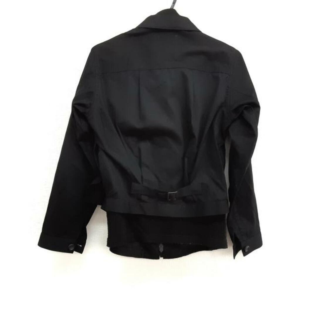 Yohji Yamamoto(ヨウジヤマモト)のヨウジヤマモト ブルゾン レディース - 黒 レディースのジャケット/アウター(ブルゾン)の商品写真